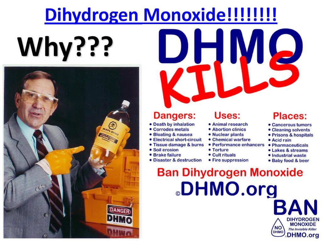 Dihydrogen Monoxide Website- One Of The World's Best Hoax Websites