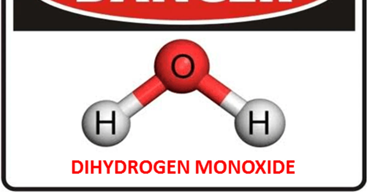 Science - Danger, may contain Dihydrogen monoxide - 20 oz. mug