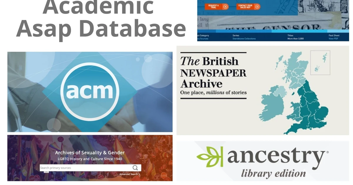 Expanded Academic Asap Database - Put The World's Finest Publications ...